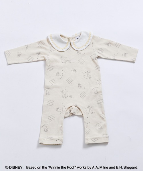 pairmanon（ペアマノン）の「【くまのプーさん】【リンクコーデ】【ベビー】総柄 襟付き ロンパース（ロンパース・キッズ・ピンク/ベージュ・70/80）」の19枚目の写真