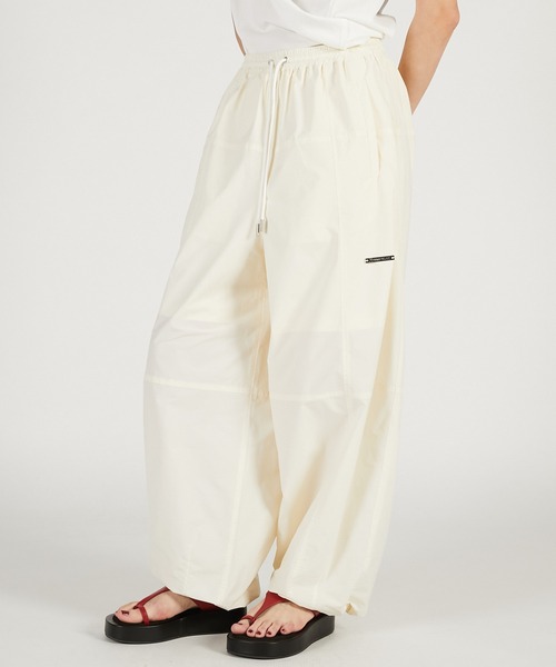 PRANK PROJECT（プランクプロジェクト）の「【2026Spring Pre-Order】ライトタフタトラックパンツ / Light Taffeta Track Pants（その他パンツ・レディース・ブラック/アイボリー/レッド・36/38）」の10枚目の写真