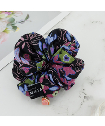 MAIA（マイア）の「Rose Jacquard Gopchang Shushu Hair Tie - Blue Purple（シュシュ）」