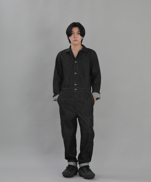 SAINTCREW（セントクルー）の「スウィフトマン カーゴジャンプスーツ SMC-527 デニムブラック BRS（つなぎ/オールインワン・メンズ・その他・MEDIUM/LARGE/X-LARGE）」の11枚目の写真