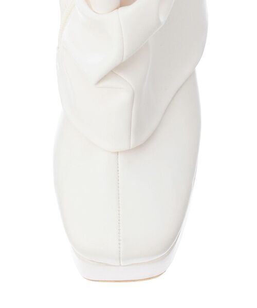 RESEXXY（リゼクシー）の「2WAYレッグウォーマーブーツ（ブーツ・レディース・アイボリー/ブラック・SMALL/LARGE/MEDIUM）」の18枚目の写真