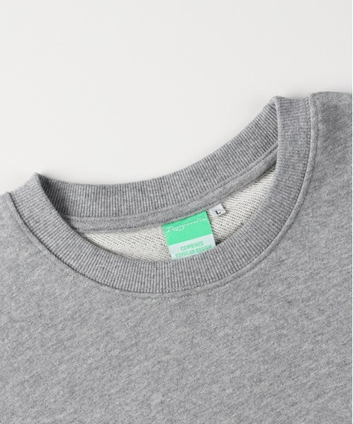 Right-on（ライトオン）の「【Refurbish】ワンポイントロゴ刺繍クルーネックプルオーバー (シンプル / 着回し抜群 / オールシーズン)（スウェット・メンズ・ネイビー/グレー/ブラック・M/L/S/XL）」の6枚目の写真