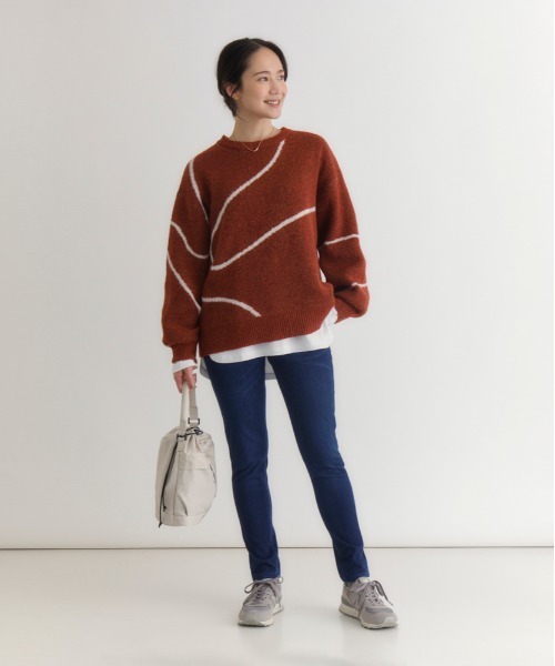 Right-on（ライトオン）の「【HONEYSUCKLE ROSE】nobeeレギンススキニー (脚長効果 / スリムシルエット / ストレッチ性 / オンスタイル対応)（その他パンツ・レディース・ダークインディゴブルー・XS/S/M/L/XL）」の5枚目の写真