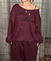 sedacle（セダクル）の「グリッターアイレットトップス（スウェット）」