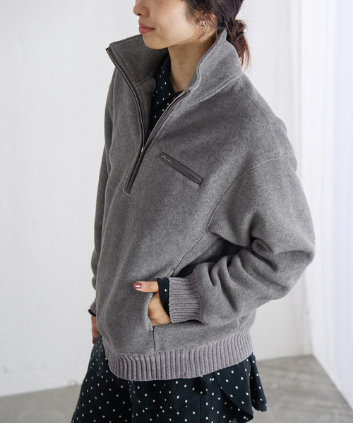 セール】フリースハーフジップ（スウェット）｜IENA（イエナ）の