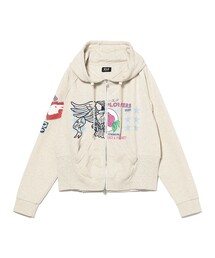 BEAMS T（ビームスティー）の「FAF(Fake As Flowers) / Printed Zip Up Hoodie（パーカー）」
