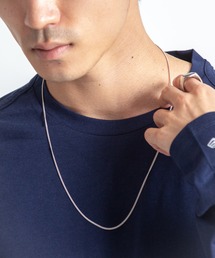 TOM WOOD（トムウッド）の「【TOMWOOD(トムウッド)】Curb Chain Slim シルバーネックレス 24.5inch ユニセックス（ネックレス）」