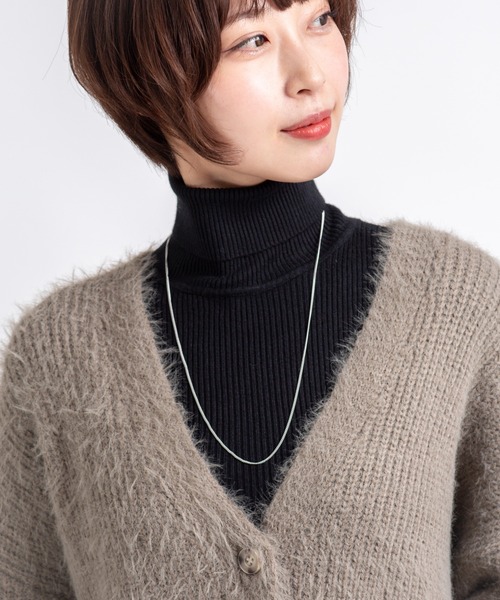 TOM WOOD(トムウッド)の「【TOMWOOD(トムウッド)】Curb Chain Slim シルバーネックレス 24.5inch ユニセックス(ネックレス・レディース・シルバー・FREE)」の7枚目の写真
