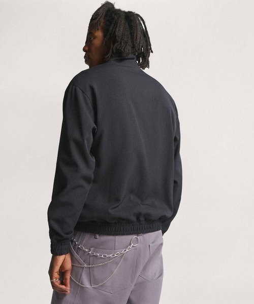 adidas（アディダス）の「ファイヤーバード ルーズ ピンストライプ トラックトップ / ジャージ / トラックジャケット / アディダスオリジナルス adidas Originals（ジャージ・メンズ・ブラック・X-LARGE/MEDIUM/LARGE/3XL/XX-LARGE/X-SMALL/SMALL）」の3枚目の写真