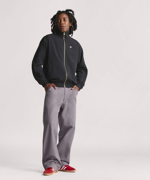 adidas（アディダス）の「ファイヤーバード ルーズ ピンストライプ トラックトップ / ジャージ / トラックジャケット / アディダスオリジナルス adidas Originals（ジャージ・メンズ・ブラック・X-LARGE/MEDIUM/LARGE/3XL/XX-LARGE/X-SMALL/SMALL）」の9枚目の写真