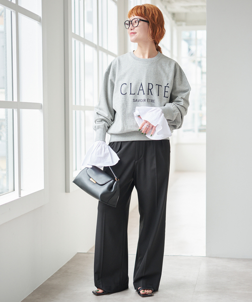 フリルスリーブクルーネックTEE フリルスリーブクルーネックTEE（Tシャツ/カットソー）｜Spick & Span