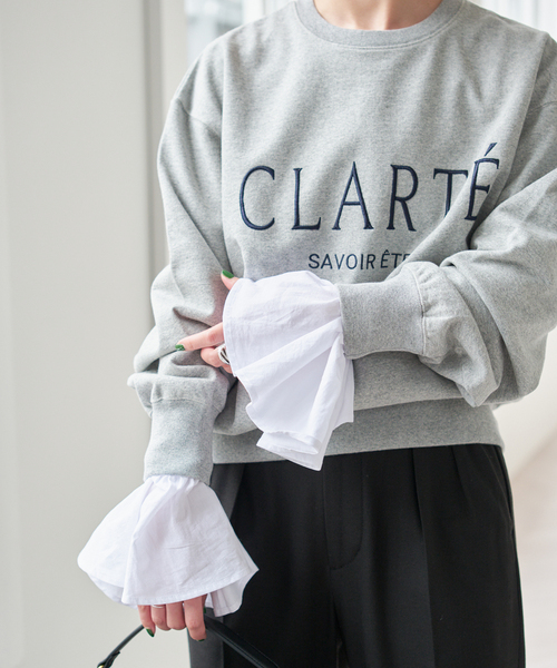 フリルスリーブクルーネックTEE（Tシャツ/カットソー）｜Spick & Span