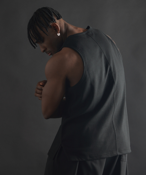 PHERMENON（フェルメノン）の「スタンダードロゴ切替ノースリーブ - ブラック（Tシャツ/カットソー・メンズ・その他・2/1）」の5枚目の写真