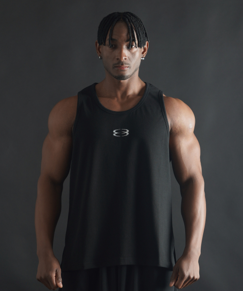PHERMENON（フェルメノン）の「スタンダードロゴ切替ノースリーブ - ブラック（Tシャツ/カットソー・メンズ・その他・2/1）」の7枚目の写真