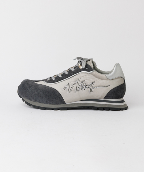 alfredoBANNISTER(アルフレッドバニスター)の「【26S/S】ヴィンテージ コンビネーション スニーカー(スニーカー・メンズ・オレンジ/ブルー/グレー・43/42/41/39/40/44/45)」の5枚目の写真