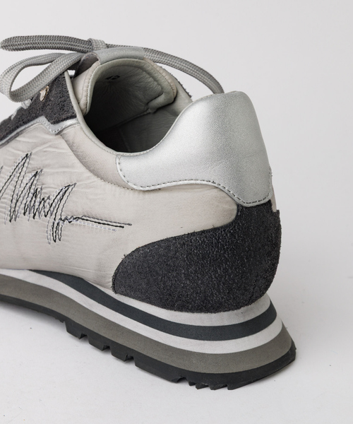 alfredoBANNISTER(アルフレッドバニスター)の「【26S/S】ヴィンテージ コンビネーション スニーカー(スニーカー・メンズ・オレンジ/ブルー/グレー・43/42/41/39/40/44/45)」の6枚目の写真