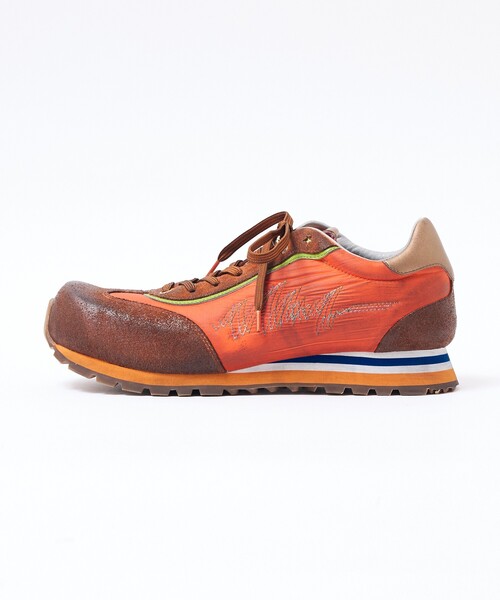 alfredoBANNISTER（アルフレッドバニスター）の「【26S/S】ヴィンテージ コンビネーション スニーカー（スニーカー・メンズ・オレンジ/ブルー/グレー・43/42/41/39/40/44/45）」の21枚目の写真