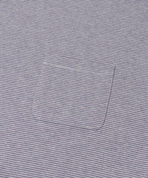 SENSE OF PLACE by URBAN RESEARCH（センスオブプレイスバイアーバンリサーチ）の「ピンボーダーロングスリーブTシャツ（Tシャツ/カットソー・メンズ・グレー/ブルー/ネイビー・MEDIUM/LARGE）」の12枚目の写真