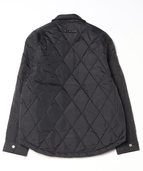 CRIMIE(クライミー)の「CRIMIE/クライミー/DIAMOND QUILT NYLON SHIRT JACKET/ダイヤ キルト ナイロン シャツ ジャケット(その他アウター・メンズ・ブラック・L/XL/XXL)」の9枚目の写真
