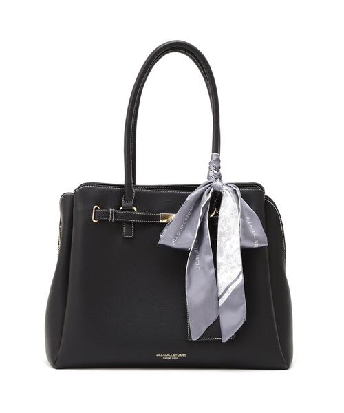 JILL by JILL STUART(ジルバイジルスチュアート)の「スカーフ付きベルテッドトート(トートバッグ・レディース・ブラック/グレー/ホワイト・FREE)」の10枚目の写真