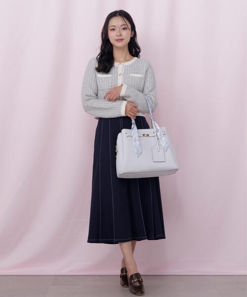 スカーフ付きベルテッドトート（トートバッグ）｜JILL by JILL STUART