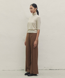 [22FW] BASIC WIDE PANTS - Dark beige