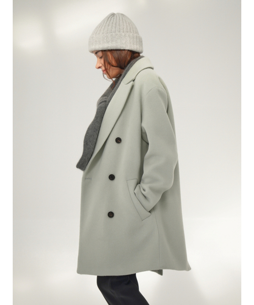 ACUD（アクド）の「Double Button Half Coat _MT.Grey（チェスターコート・レディース・その他・FREE）」の3枚目の写真