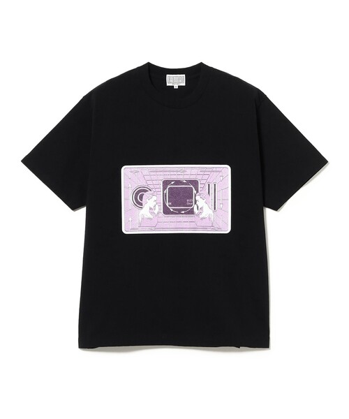 C.E(シーイー)の「C.E / One Dimensional Projection T(Tシャツ/カットソー・メンズ・ブラック・M/XL/L)」の1枚目の写真