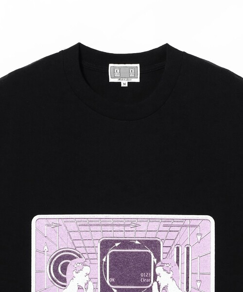 C.E(シーイー)の「C.E / One Dimensional Projection T(Tシャツ/カットソー・メンズ・ブラック・M/XL/L)」の3枚目の写真