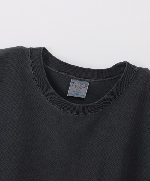 Champion(チャンピオン)の「【Champion/チャンピオン】メンズ リバースウィーブ(R) ショートスリーブポケットTシャツ(Tシャツ/カットソー・メンズ・オリーブ/ブルー系1/チャコール・X-LARGE/LARGE/MEDIUM)」の13枚目の写真