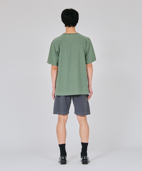 Champion(チャンピオン)の「【Champion/チャンピオン】メンズ リバースウィーブ(R) ショートスリーブポケットTシャツ(Tシャツ/カットソー・メンズ・オリーブ/ブルー系1/チャコール・X-LARGE/LARGE/MEDIUM)」の20枚目の写真
