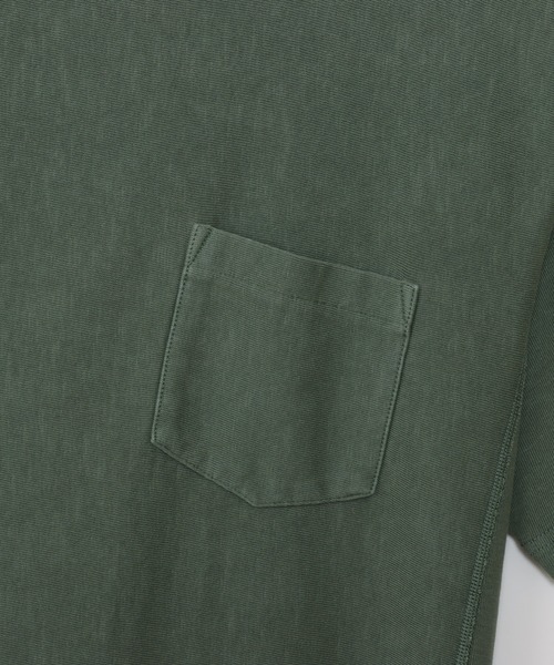 Champion(チャンピオン)の「【Champion/チャンピオン】メンズ リバースウィーブ(R) ショートスリーブポケットTシャツ(Tシャツ/カットソー・メンズ・オリーブ/ブルー系1/チャコール・X-LARGE/LARGE/MEDIUM)」の22枚目の写真