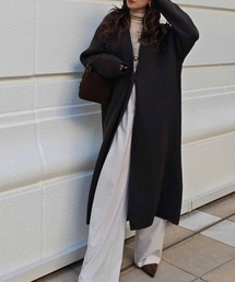 ロングニットカーディガン