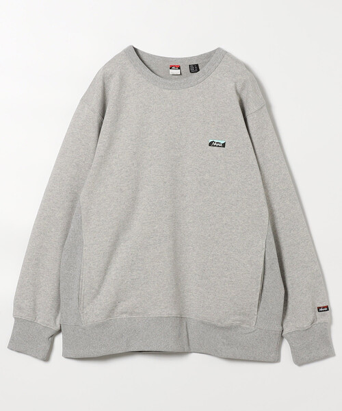 NANGA（ナンガ）の「NANGA/ナンガ ECO HYBRID MINI BOX LOGO EMBROIDERY SWEATSHIRT（スウェット・メンズ・ブラック/グレー/ベージュ・X-LARGE/MEDIUM/LARGE）」の3枚目の写真