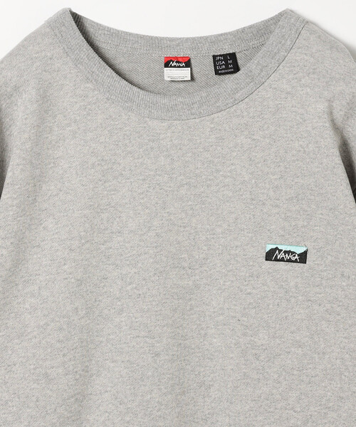 NANGA（ナンガ）の「NANGA/ナンガ ECO HYBRID MINI BOX LOGO EMBROIDERY SWEATSHIRT（スウェット・メンズ・ブラック/グレー/ベージュ・X-LARGE/MEDIUM/LARGE）」の5枚目の写真