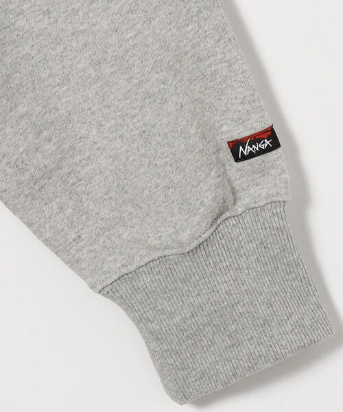 NANGA（ナンガ）の「NANGA/ナンガ ECO HYBRID MINI BOX LOGO EMBROIDERY SWEATSHIRT（スウェット・メンズ・ブラック/グレー/ベージュ・X-LARGE/MEDIUM/LARGE）」の7枚目の写真