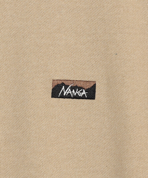 NANGA（ナンガ）の「NANGA/ナンガ ECO HYBRID MINI BOX LOGO EMBROIDERY SWEATSHIRT（スウェット・メンズ・ブラック/グレー/ベージュ・X-LARGE/MEDIUM/LARGE）」の15枚目の写真