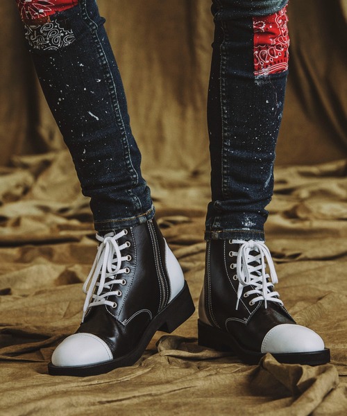 NO ID.（ノーアイディ）の「ブーツ（ブーツ・メンズ・ブラック・40）」の4枚目の写真