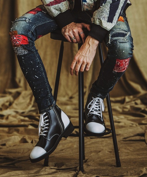 NO ID.（ノーアイディ）の「ブーツ（ブーツ・メンズ・ブラック・40）」の8枚目の写真