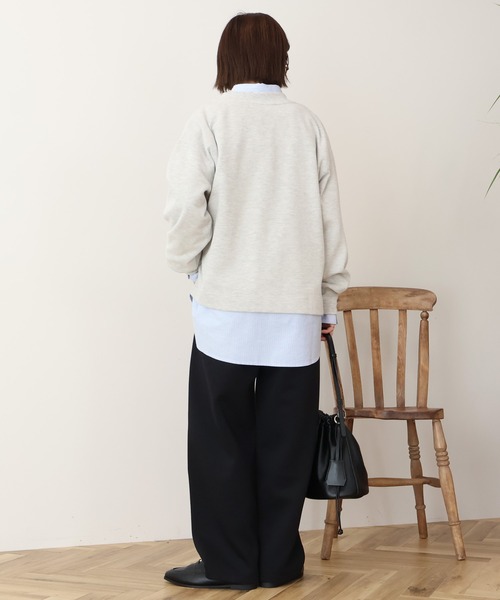 AMERICAN HOLIC（アメリカンホリック）の「ポンチカーブパンツ（スウェットパンツ・レディース・ブラウン/杢グレー/ブラック・L/M）」の5枚目の写真