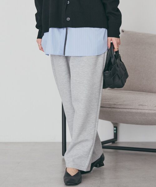 AMERICAN HOLIC（アメリカンホリック）の「ポンチカーブパンツ（スウェットパンツ・レディース・ブラウン/杢グレー/ブラック・L/M）」の18枚目の写真