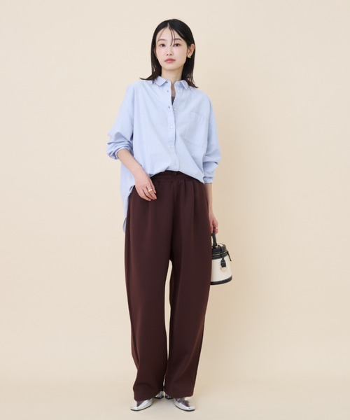 AMERICAN HOLIC（アメリカンホリック）の「ポンチカーブパンツ（スウェットパンツ・レディース・ブラウン/杢グレー/ブラック・L/M）」の10枚目の写真