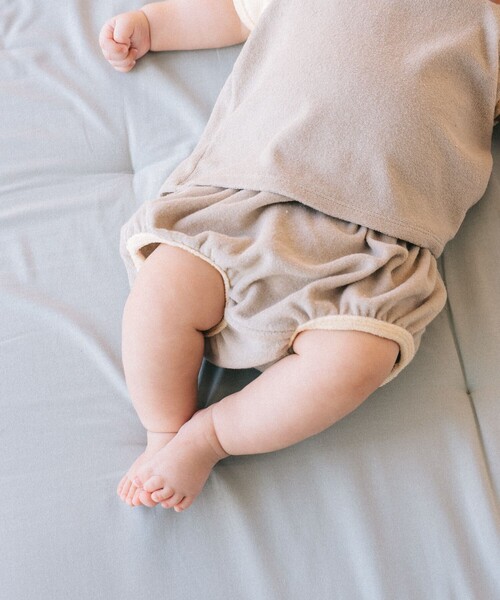 こども ビームス（コドモビームス）の「ベビー パイル ブルマ 2026SS（70～80cm）（その他パンツ・キッズ・ホワイト系その他6/ホワイト系その他5・70/80）」の8枚目の写真