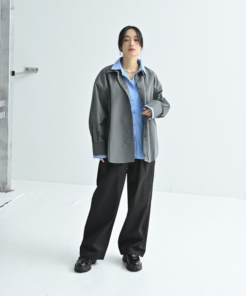 STYLE DELI(スタイルデリ)の「【BLK001】エアリーツイルイージーパンツ(その他パンツ・レディース・ベージュ/ブラック・FREE)」の6枚目の写真