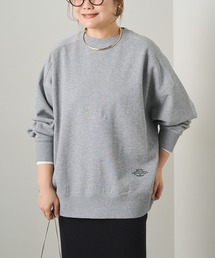 ロゴ刺繍チュニックスウェット