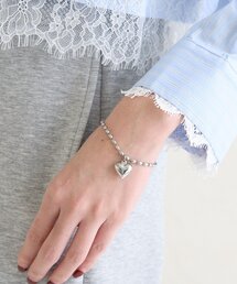 mystic（ミスティック）の「【Lara】ステンレスハートブレス（ブレスレット）」