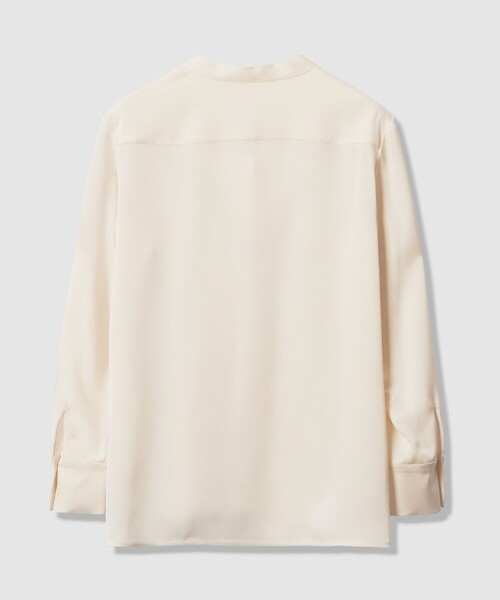 ANAYI(アナイ)の「【セットアップ対応商品】ストレッチダブルサテンボウタック ブラウス(シャツ/ブラウス・レディース・サックスブルー/ホワイト/ネイビー・38/36)」の15枚目の写真