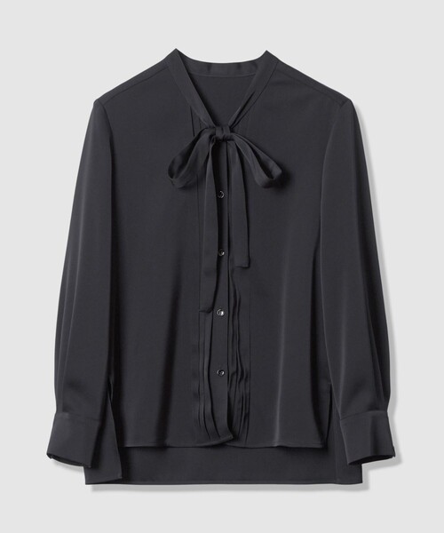 ANAYI(アナイ)の「【セットアップ対応商品】ストレッチダブルサテンボウタック ブラウス(シャツ/ブラウス・レディース・サックスブルー/ホワイト/ネイビー・38/36)」の21枚目の写真