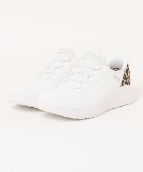 SKECHERS(スケッチャーズ)の「《SKECHERS》BOBS SPORT SQUAD CHAOS-SEIZE THE HOUR(スニーカー・レディース・ナチュラル/ブラック/ホワイト・22.5cm/23.0cm/23.5cm/24.0cm/24.5cm/25.0cm)」の1枚目の写真