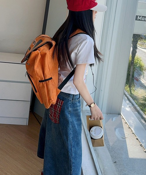 NANEA(ナネア)の「チェックポケット デニムハーフパンツ(デニムパンツ・レディース・ブルー・MEDIUM/LARGE/SMALL)」の20枚目の写真